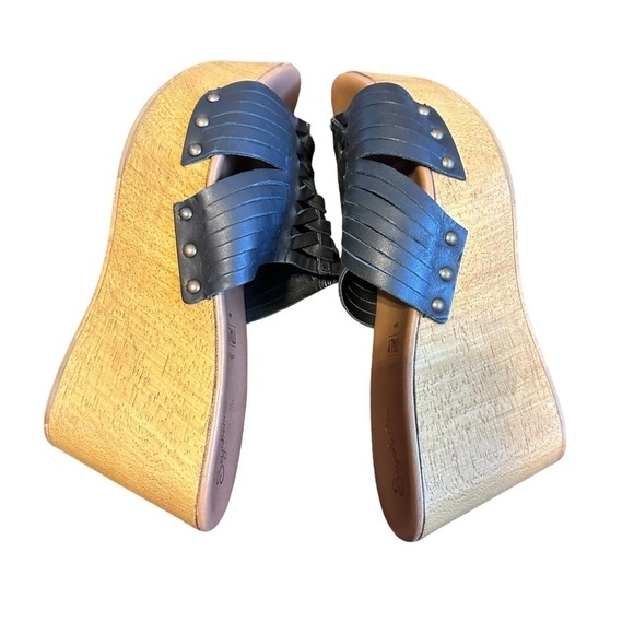 Seychelles Awe Slide Sandal Wedge Braided Platform Size 8 Bohemian Clog Y2K - Picture 10 of 10